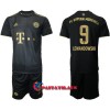 Virallinen Fanipaita + Shortsit FC Bayern München Robert Lewandowski 9 Vieraspelipaita 2021-22 - Lasten